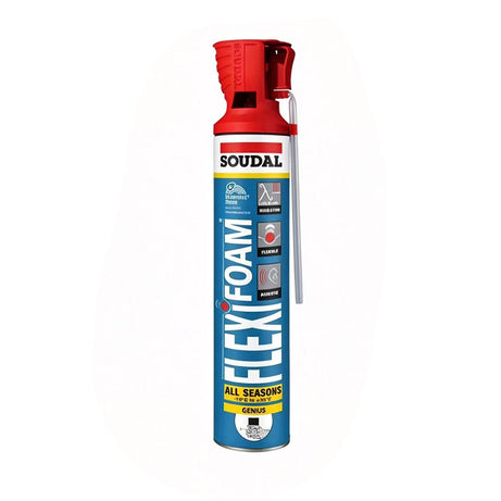 Soudal 175598 Genius Gun Flexible Insulation Foam Blue 750ml (Straw)