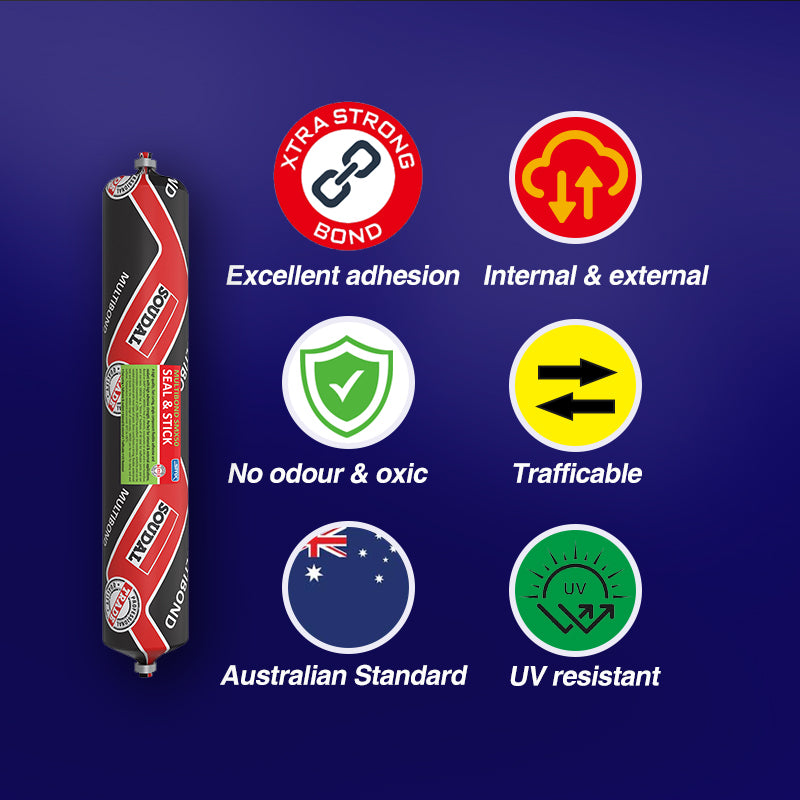 Soudal Multibond Smx50 - Seal & Stick FC 600ml, Multiple Colors