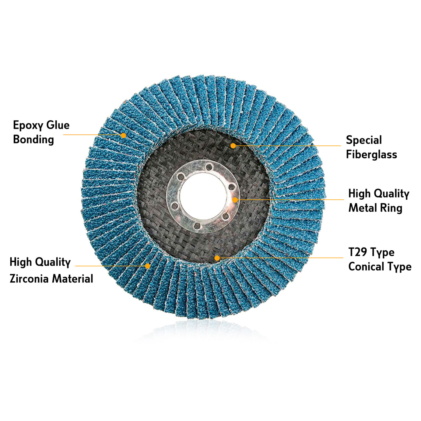 Flap Disc Wheel, Multiple Sizes