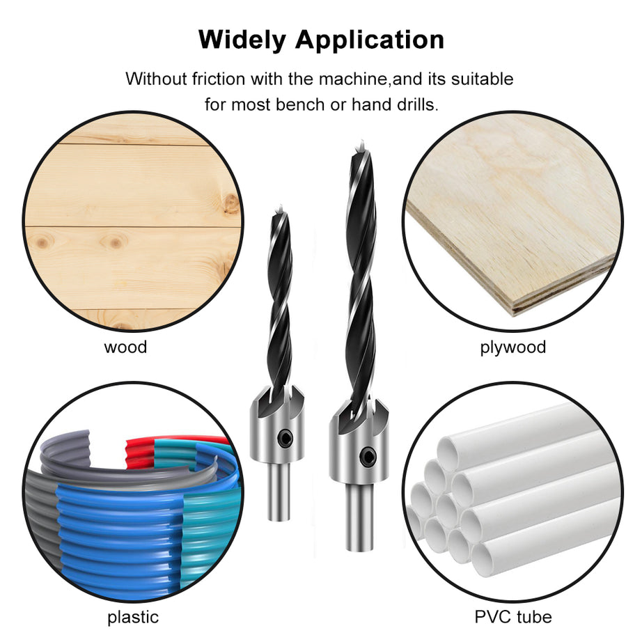Drill Bit Set Countersink Hss 7pcs (3-10mm)