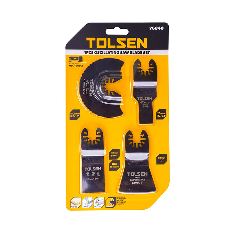 Multi Oscillating Saw Blade Set 4pcs