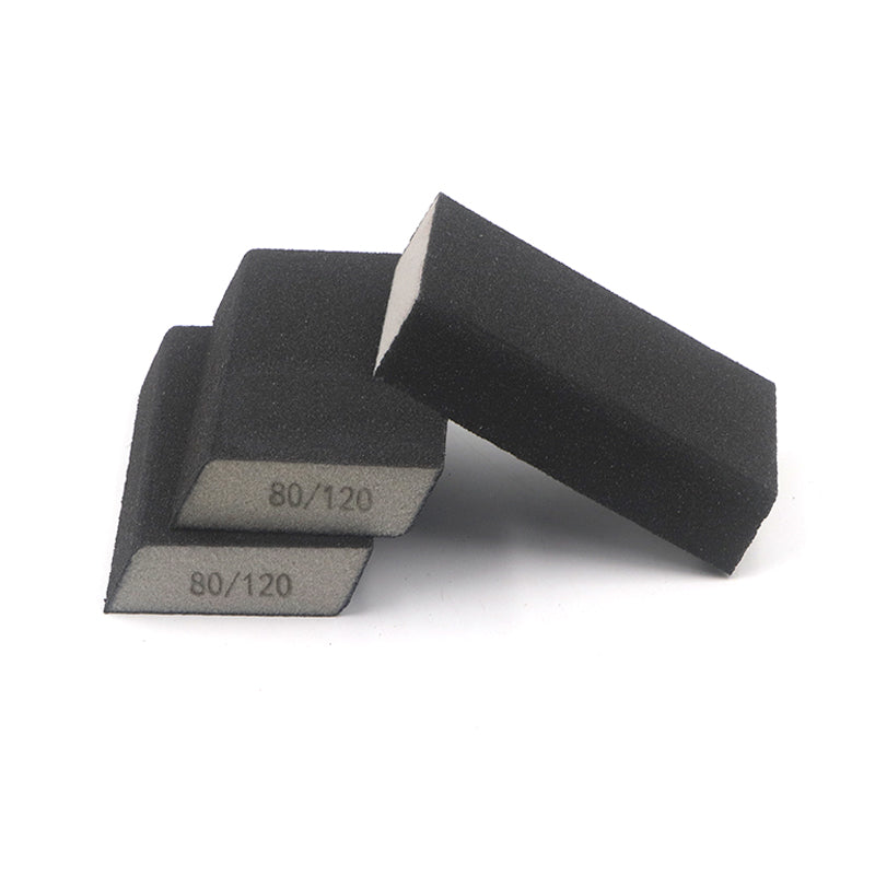 Dual Angled Sanding Block 125x70x25mm Medium/Fine, Coarse/Medium