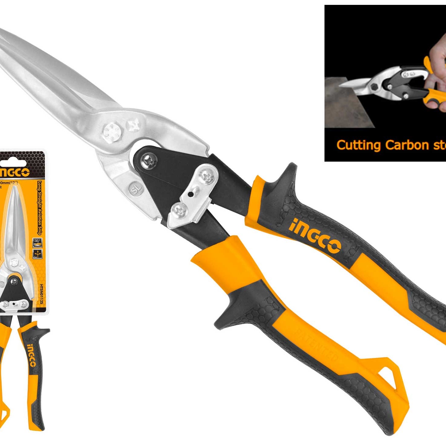 Long Aviation Snip Straight 300mm