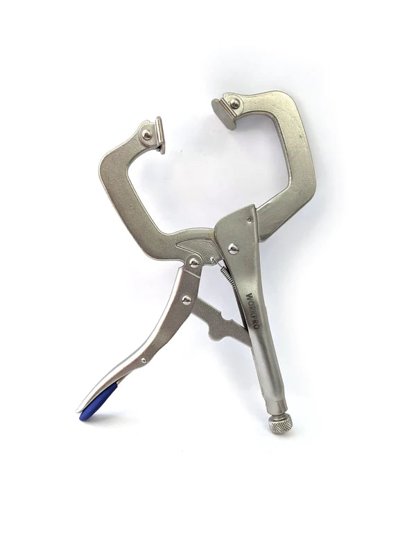 C-Clamp Locking Pliers W/Pad 160mm, 280mm, 450mm