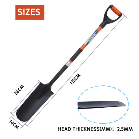 Draining Spade F/G Long