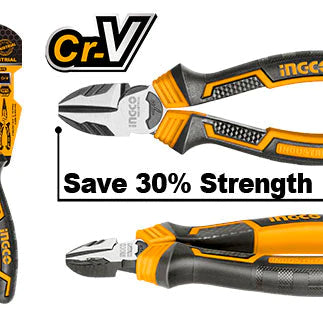 High Leverage Side Cut Pliers 160mm, 180mm