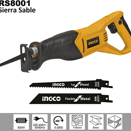 Ingco RS8001 Reciprocating Saw 800w