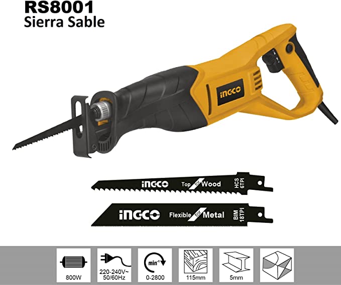 Ingco RS8001 Reciprocating Saw 800w
