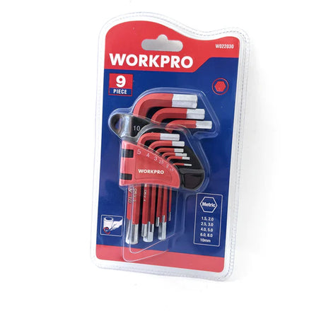 Hex Key Set 9pcs 1.5-10mm