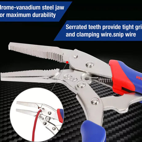 Locking Pliers Long Nose 230mm