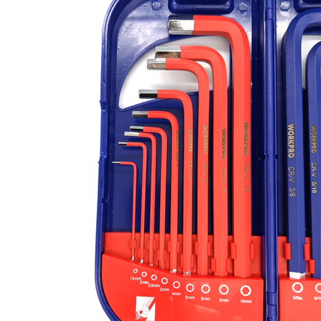 Hex Key 18pcs Meric & Sae