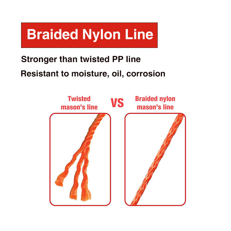 Goldblatt Braided Nylon Mason Line 75M Multiple Colors