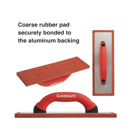 Goldblatt G06042 G06965 Coarse Red Rubber Float Soft Grip Handle