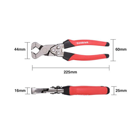 Goldblatt G02009 Compound Tile Nippers With Grip Handle