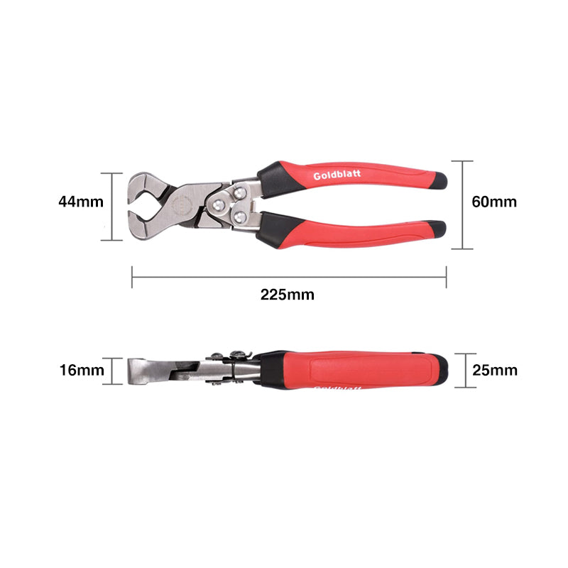 Goldblatt G02009 Compound Tile Nippers With Grip Handle