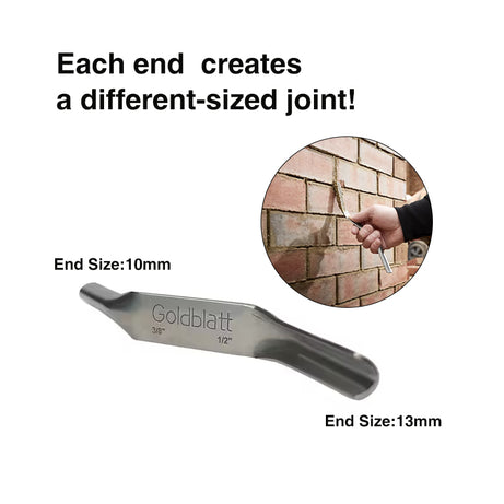 Goldblatt G06987 Convex Brick Jointer 13x10mm