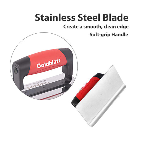 Goldblatt G06953/G06235 Edger S/S Soft Grip Handle