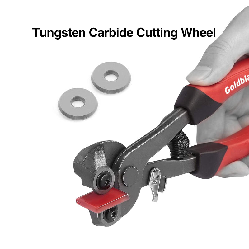 Goldblatt G02007 Glass Tile Nipper With Grip Handle