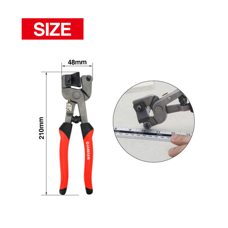 Goldblatt G02010 Handheld Tile Cutter/Pliers With Grip Handle
