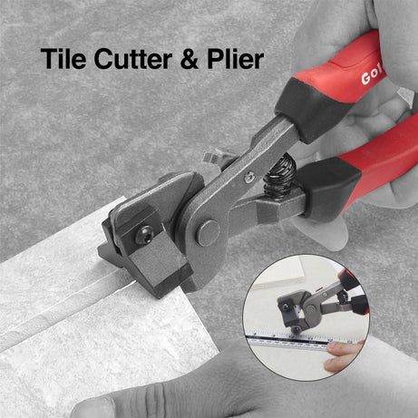 Goldblatt G02010 Handheld Tile Cutter/Pliers With Grip Handle