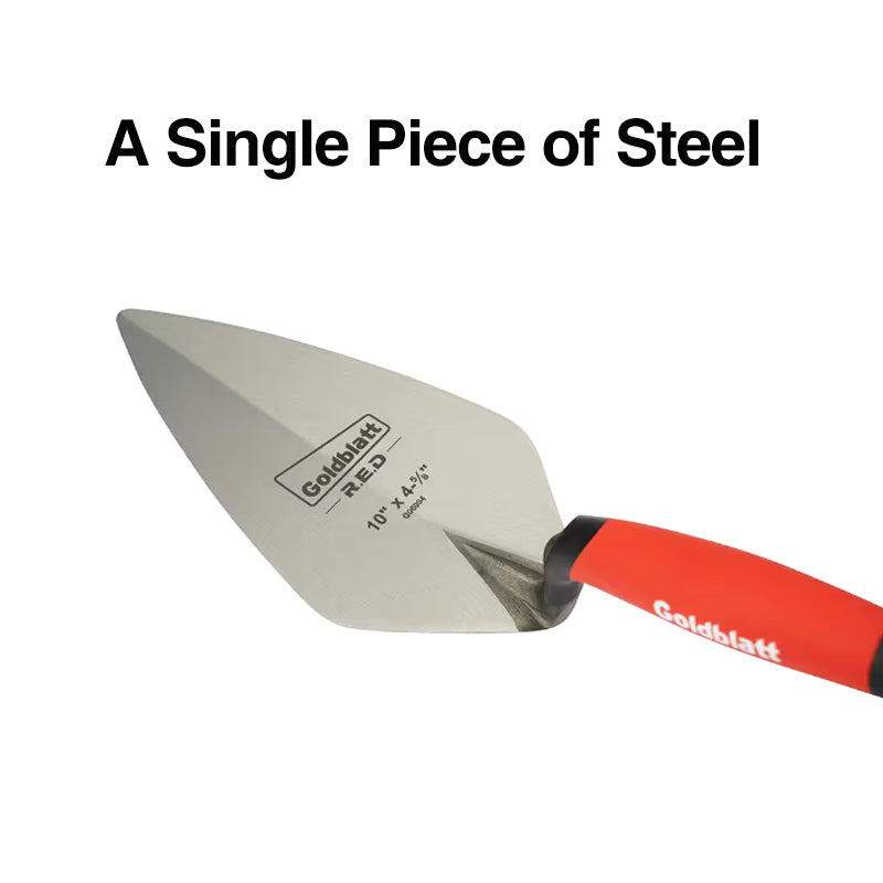 Goldblatt Pro London Brick Trowel Soft Grip Handle Multiple Sizes