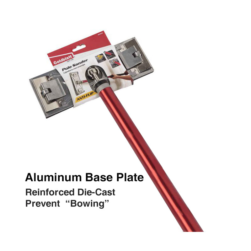 Goldblatt Pro Pole Sander With Aluminum Handle 235X82mmx1200mm