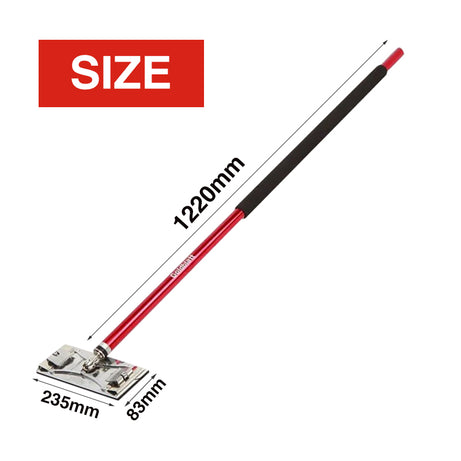 Goldblatt Pro Pole Sander With Aluminum Handle 235X82mmx1200mm