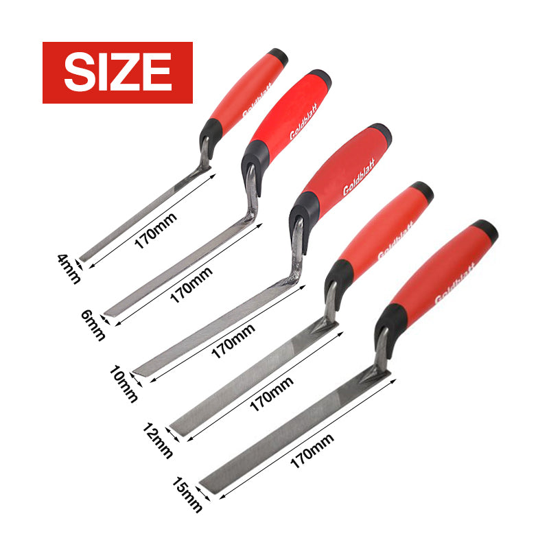 Goldblatt Pro Tuck Pointing Trowel Soft Handle Multiple Sizes