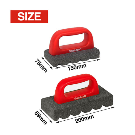 Goldblatt G06956 /G06168 Rub Brick With Handle 20Grits