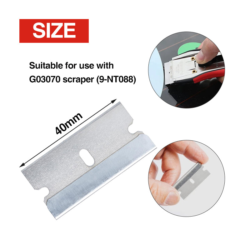 Goldblatt G03123 Single Edge Razor Blades 10Pk