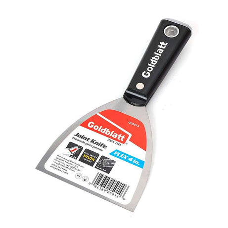 Goldblatt Spring Steel Flex Joint Knife Zinc-Alloy Hammer End Nylon Handle Multiple Sizes