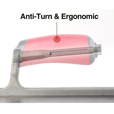 Goldblatt G05511 Stainless Steel Curved Blade Drywall Trowel Soft Grip 280X115mm