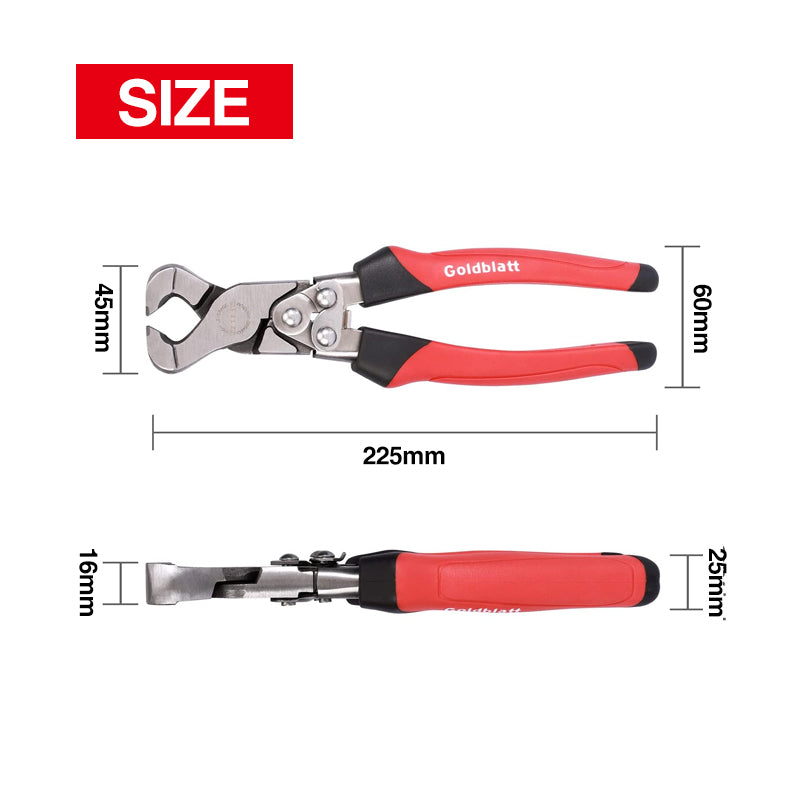 Goldblatt G02008 Tile Nippers With Grip Handle
