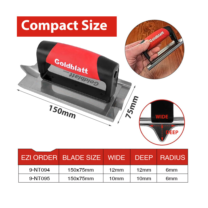 Goldblatt Groover S/S Soft Grip Handle Multiple Sizes