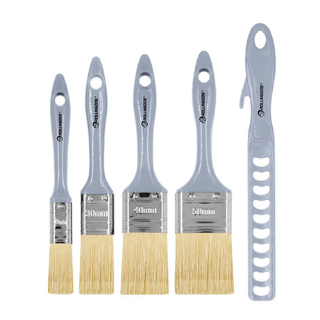 Rollingdog Paint Brush Kit 5Pcs With Stir Bar