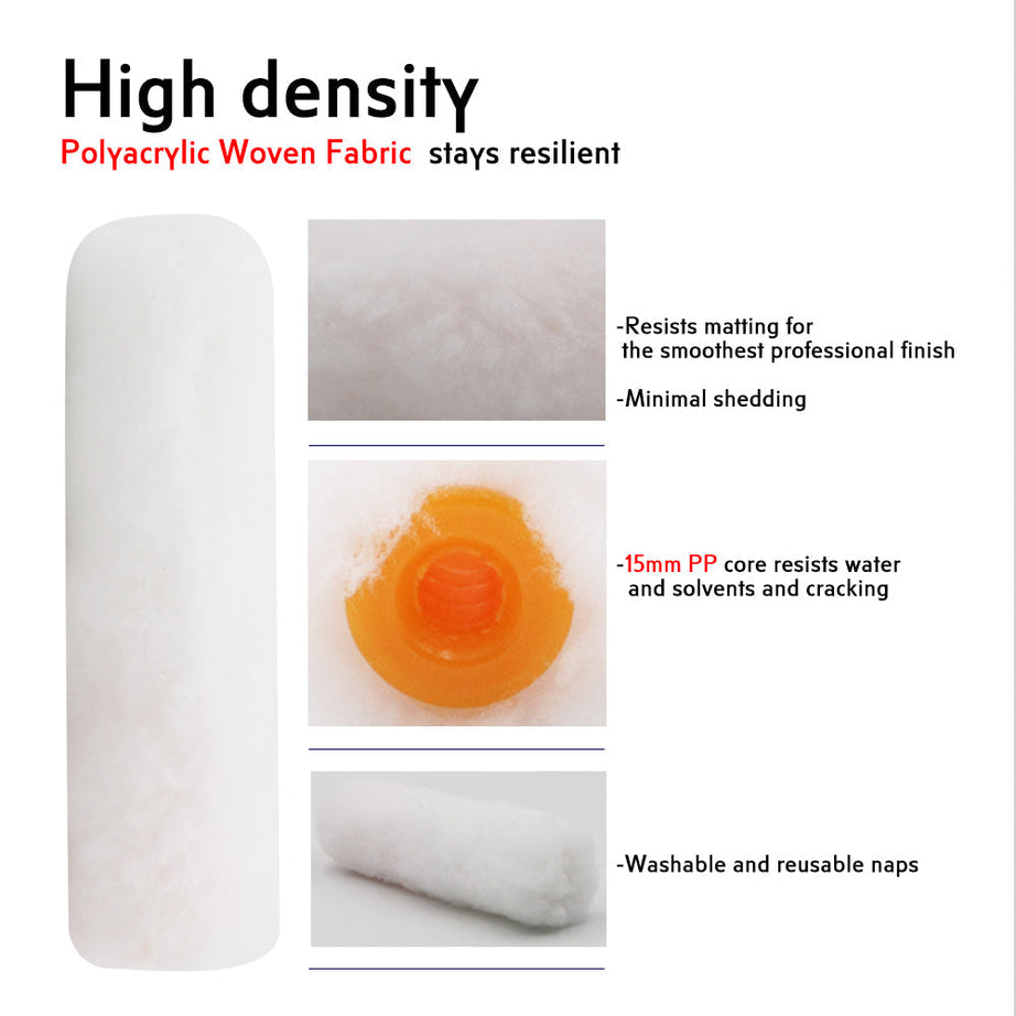 Paint Roller Cover 100mm 10PCS