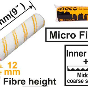 Paint Roller Cover 230mm Microfibre