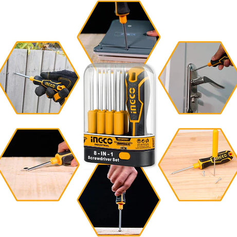 Screwdriver Interchangeable Set 9pcs