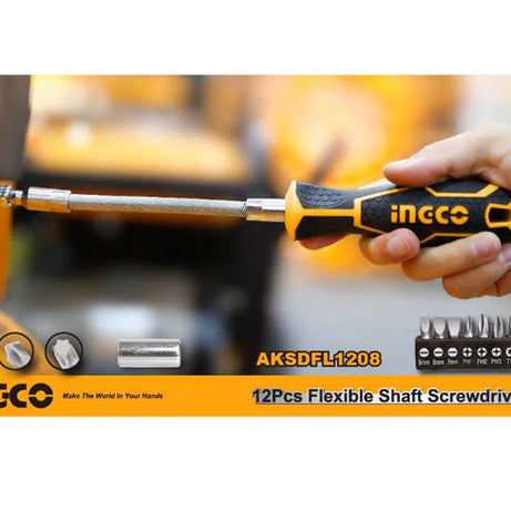 Screwdriver Flexible Shaft Set 12pcs