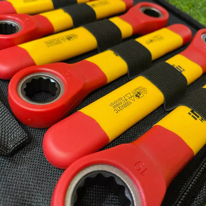 Insulated Ratchet Wrench Set 6pcs