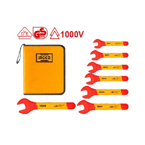 Insulated Open End Spanners Set 7pcs