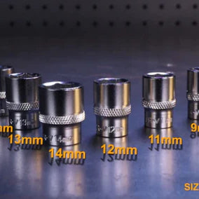 Socket 1/4" Drive Set 12pcs