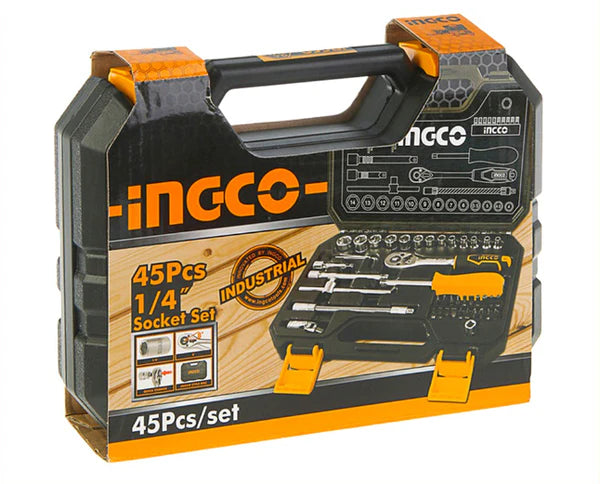 Socket 1/4" Drive Set 45pcs