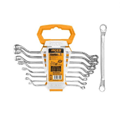 Offset Ring Spanner Set 8pcs 6-22mm