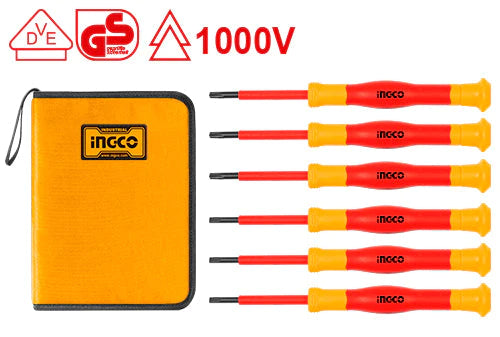 Precision Screwdriver Insulated Set 6pcs