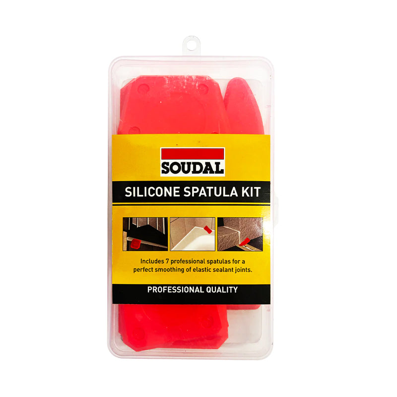 Soudal 222601 Silicone Spatula Kit 7PCS Set