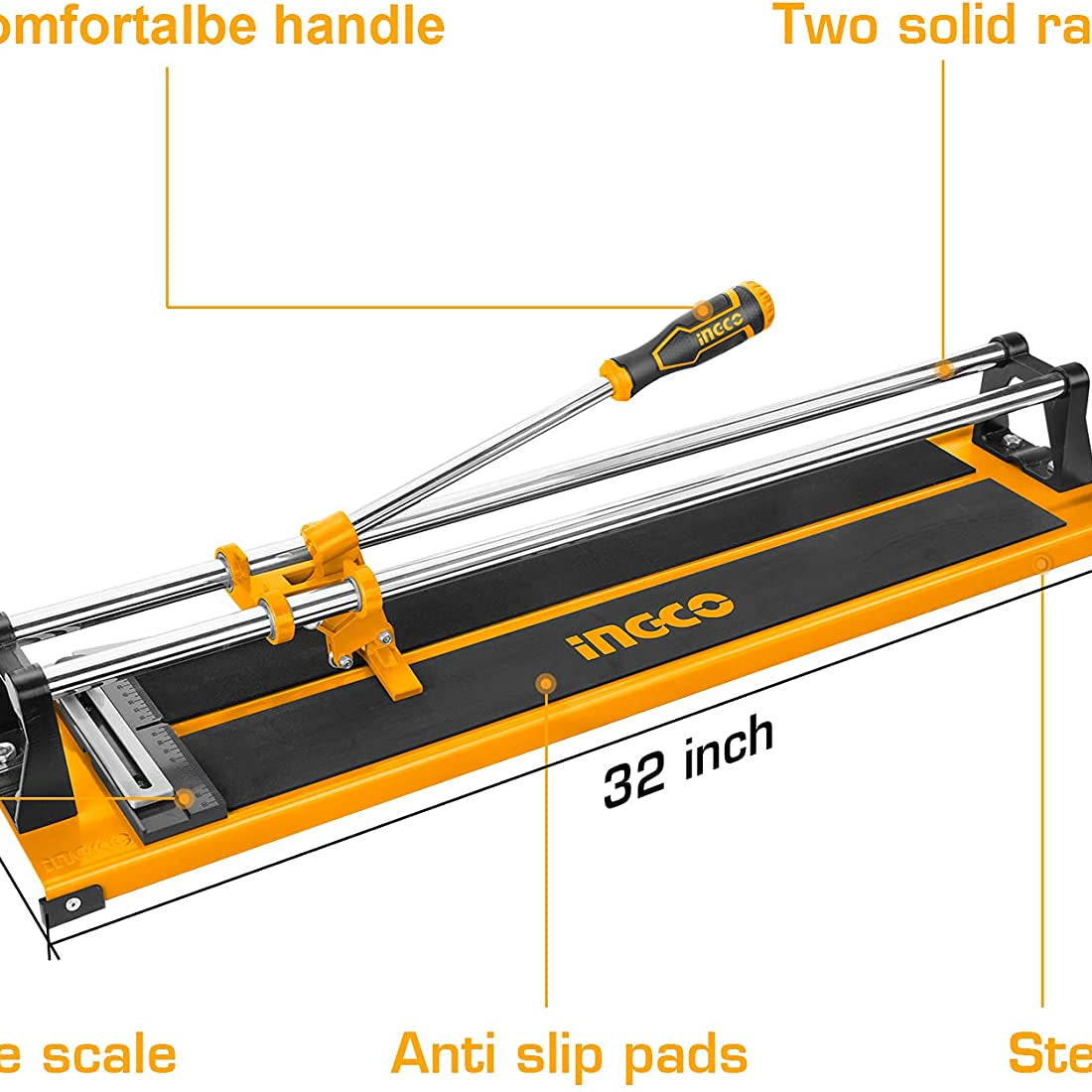 60 Inch Tile Cutter Tile Cutter 600mm – Kangaroo Site Supplies