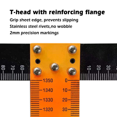 Wallboard T Square 1350mm Calibrated
