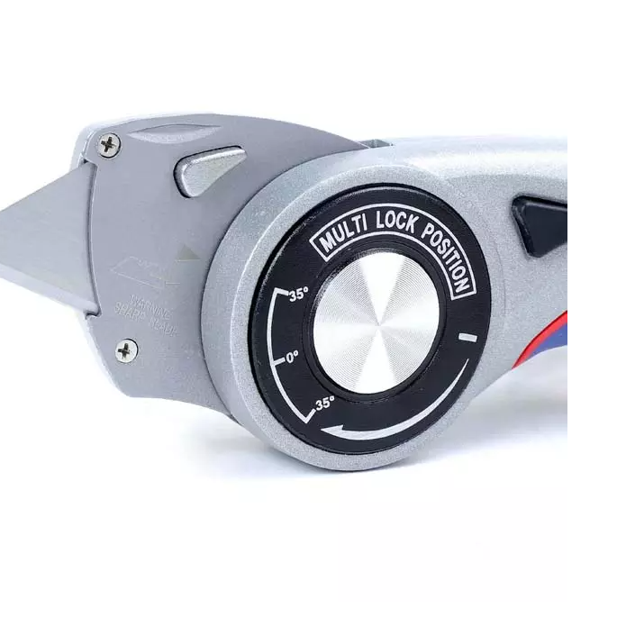 Utility Knife Offset Head With Spare Blades