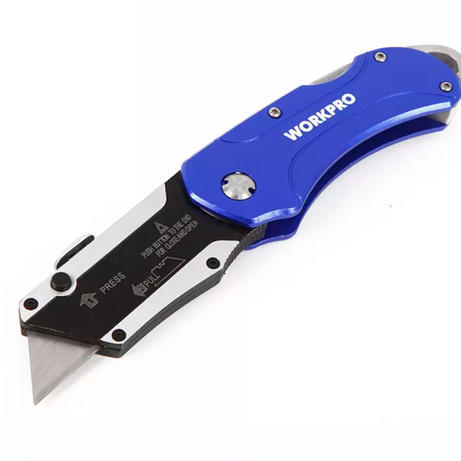 Utility Knife Folding 4-Position Aluminum Handle
